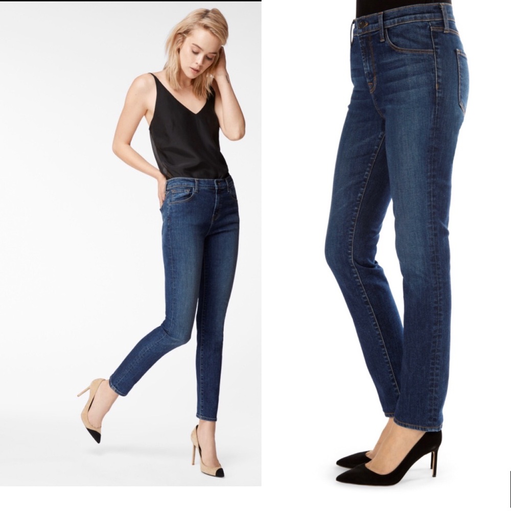 J Brand Scarlett Cigarette Jeans, Ink wash